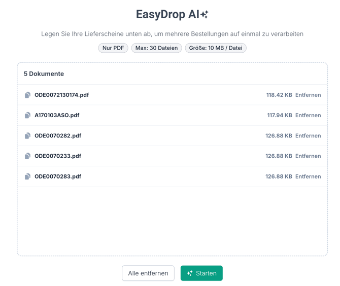 multiple documents de
