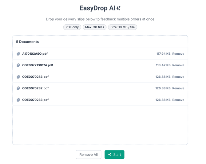 multiple documents en